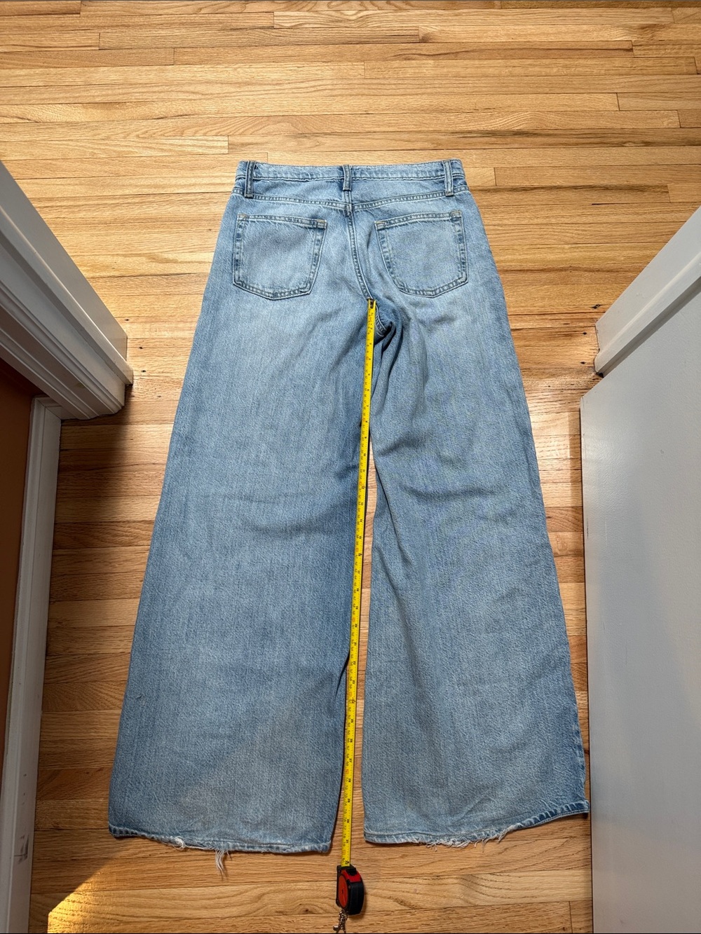 Gap Mid Rise Ultrasoft Baggy Jeans in Light Indigo | Size 26